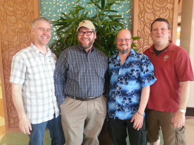 Paul Holland, James Bach, Michael Bolton and Griffin Jones